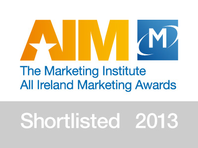 The Marketing Institute All Ireland Marketing Awards - Shortlisted 2013